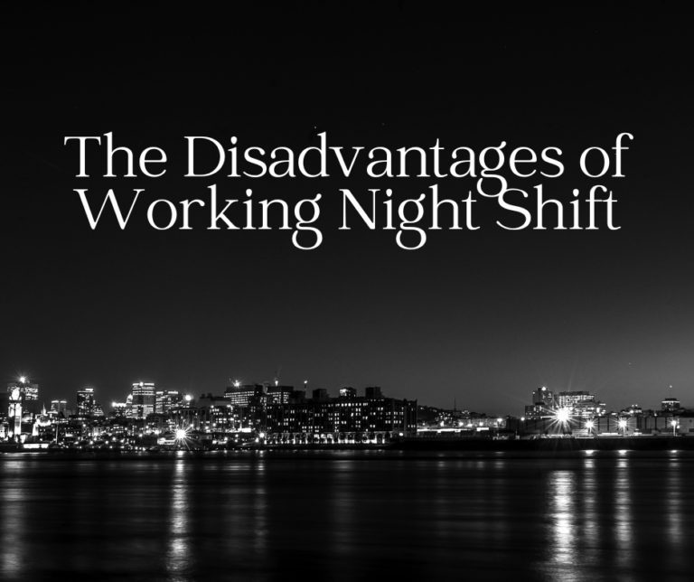 The Disadvantages of Working Night Shift - GN Health