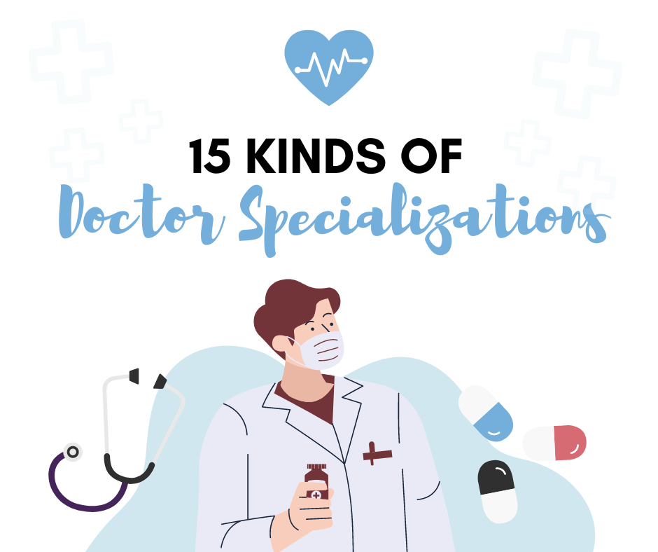 What specializations can a doctor study?